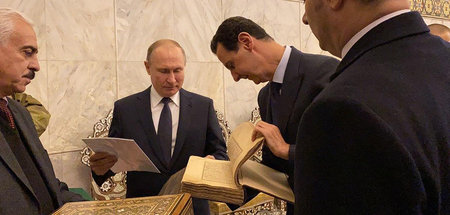 Zwischenstopp bei Baschar Al-Assad: Erstmalig war Russlands Präs...