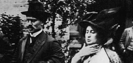 Karl Liebknecht und ­Rosa Luxemburg 1909 auf dem SPD-Parteitag i...