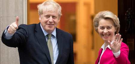 Großbritanniens Premierminister Boris Johnson und EU-Kommissions