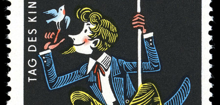 Auch als Briefmarken: Figuren aus der Kinderreihe »Meister Nadel...