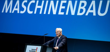 VDMA-Präsident Carl Martin Welcker fordert von der Bundesregieru...