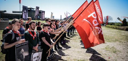 Befreiungsfeier im ehemaligen KZ Mauthausen am 5. Mai 2019