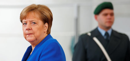 Ruf nach »Schutztruppe«: Bundeskanzlerin Angela Merkel (CDU) wäh...