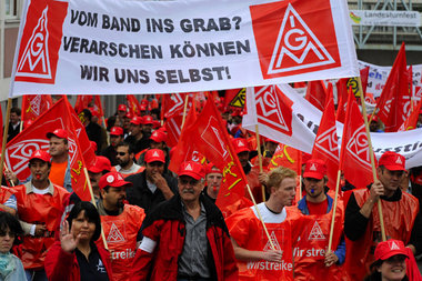 IG-Metall-Demonstration am Montag in Friedrichshafen IG-Metall-Demonstration am Montag in Friedrichshafen