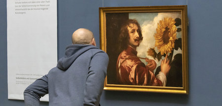 Lange nicht mehr gesehen: Das »Selbstbildnis mit Sonnenblume« ei