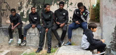 Den Kids gehört die Sympathie des Regisseurs (Filmszene) Den Kids gehört die Sympathie des Regisseurs (Filmszene)