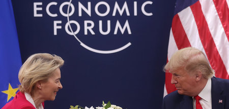 US-Präsident Donald Trump hat für EU-Kommissionschefin Ursula vo... US-Präsident Donald Trump hat für EU-Kommissionschefin Ursula vo...