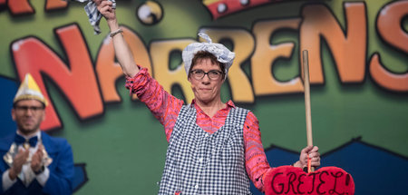 Mit ihren Auftritten konnte Kramp-Karrenbauer zumindest das verm...