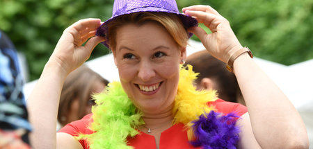 Hat anscheinend die Richtigen überzeugt: Bundesministerin Franzi...