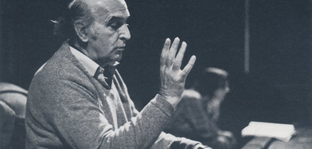 Günther Fleckenstein bei der Arbeit (Deutsches Theater Göttingen...