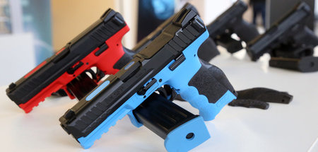 Ausstellungsstücke von Heckler und Koch während des »22. Europäi...
