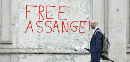 »Befreit Assange«: Langjährige Forderung lässt sich auch von bür...