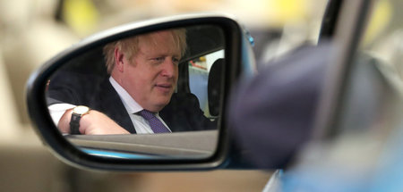 Die EU hinter sich gelassen: Der britische Premier Boris Johnson...