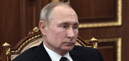 Russlands Präsident Wladimir Plutin am 10. Februar in Moskau Russlands Präsident Wladimir Plutin am 10. Februar in Moskau