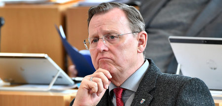 Wählbar für alle: Bodo Ramelow im Plenarsaal des Thüringer Landt...