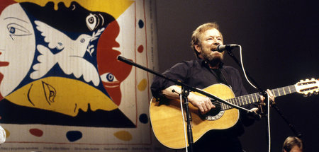 War insgesamt viermal dabei: Franz Josef Degenhardt beim »Festiv...