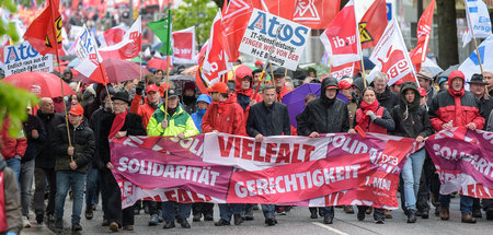 Auch Gewerkschafter gehören zu den Unterstützern des Bündnisses ...