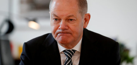Finanzminister Olaf Scholz (SPD) gibt sich empört, ließ Bankern ...