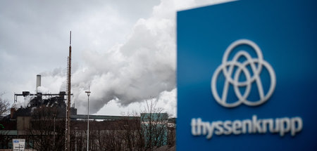 HKM-Stahlwerk von Thyssenkrupp in Duisburg (18.2.2020)