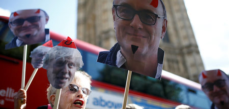 Schon während der »Brexit«-Kampagne verhasst: Premier Johnson un...