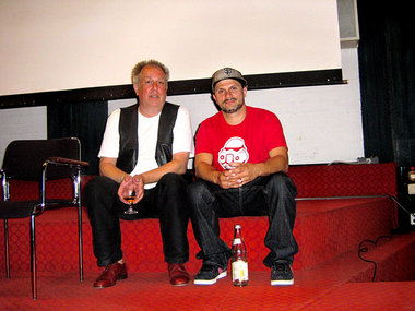 Der Rapper und sein Inspirator: Dan Wolf (r.) und Filmemacher Je...