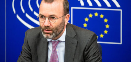 EVP-Fraktionschef Manfred Weber (CSU) ist nach Scheitern des EU-... EVP-Fraktionschef Manfred Weber (CSU) ist nach Scheitern des EU-...