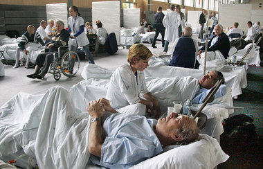 Bald Normalzustand an deutschen Kliniken? Evakuierte Patienten e...