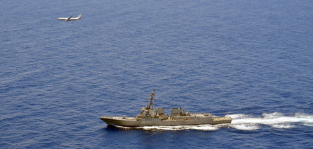 Der Zerstörer »USS Momsen« im Südchinesischen Meer (2016)