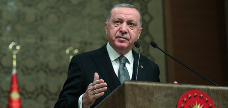 Mischt ordentlich mit in Libyen: Der türkische Präsident Recep T...