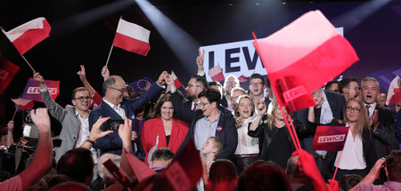 Linke Polens hat sich für die Präsidentschaftswahl am 10. Mai au...