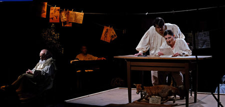 Das Ende des Aberglaubens: Leonardo (l., Peter Kaghanovitch) und...