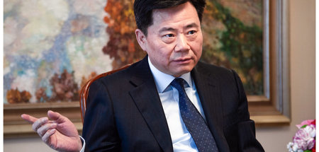 S.E. Wu Ken, seit März 2019 Botschafter der Volksrepublik China ...