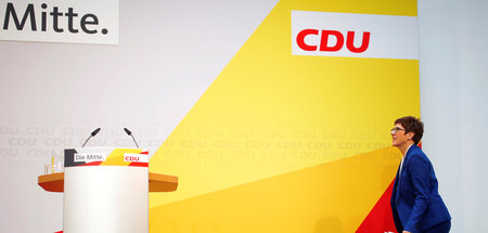Annegret Kramp-Karrenbauer und der Platz, den sie frei macht (Ar...