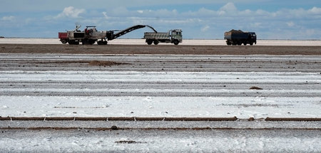 Lithiumabbau in Bolivien (Salar de Uyuni, 29.11.2017)