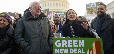 Auch Bernard Sanders und Alexandria Ocasio-Cortez schreiben den ...