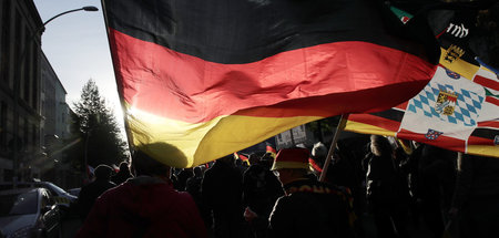 Am 3. Oktober 2019 noch in Berlin unterwegs: Anhänger des rechte