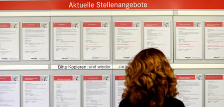 Zahlreiche Menschen haben die Stellensuche längst aufgegeben und... Zahlreiche Menschen haben die Stellensuche längst aufgegeben und...