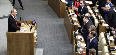 Will für »stabile Verhältnisse« sorgen: Russlands Präsident Wlad... Will für »stabile Verhältnisse« sorgen: Russlands Präsident Wlad...