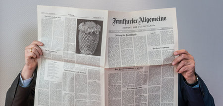 Kokettieren mit Tradition: FAZ-Herausgeber Kohler und Digitalche... Kokettieren mit Tradition: FAZ-Herausgeber Kohler und Digitalche...