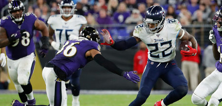 Fürs Laufspiel verantwortlich: Runningback Derrick Henry von den... Fürs Laufspiel verantwortlich: Runningback Derrick Henry von den...