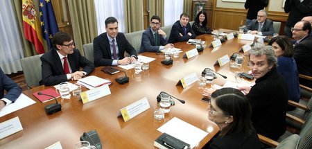 In den Aktionsgang geschaltet: Regierungsvertreter Spaniens bei ... In den Aktionsgang geschaltet: Regierungsvertreter Spaniens bei ...