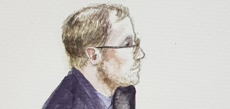 Kriminalhauptkommissar T. V. vom BKA am Donnerstag vor dem Aussc... Kriminalhauptkommissar T. V. vom BKA am Donnerstag vor dem Aussc...