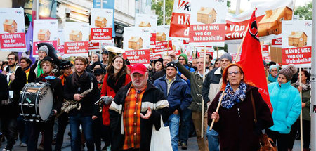 Demonstration der KPÖ