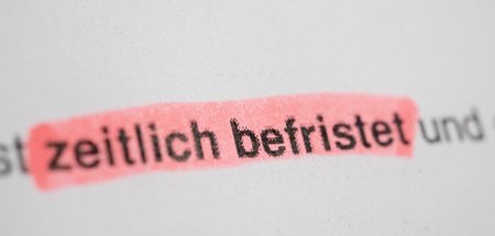 In vielen Arbeitsverträgen Standard: die Befristung