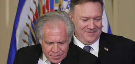 Gegen Kuba: Der OAS-Generalsekretär Luis Almagro unterstützt Was