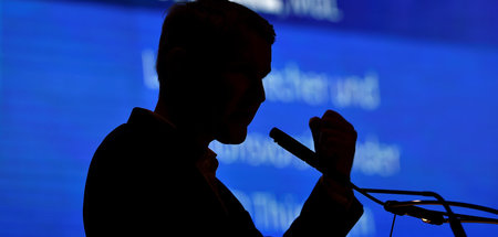Völkischer Scharfmacher: Auftritt Björn Höckes im Thüringer Wahl... Völkischer Scharfmacher: Auftritt Björn Höckes im Thüringer Wahl...