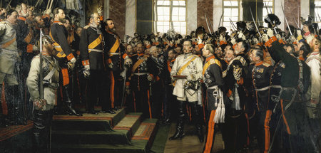 Wandbild zur »Neuesten Geschichte« in Würzburg: Der Großherzog F...