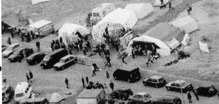 Von Aufklärern des Typs »Tornado« geschossenes Luftbild vom Camp...