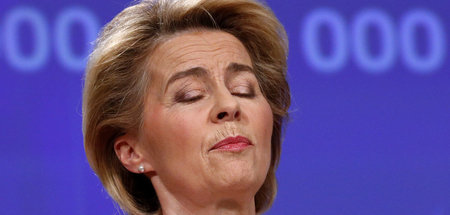 Weiß, wie man sich die Hände wäscht: EU-Kommissionspräsidentin U...