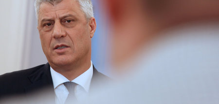 Verschärft in der Krise den Konflikt mit Serbien: Kosovos Präsid...